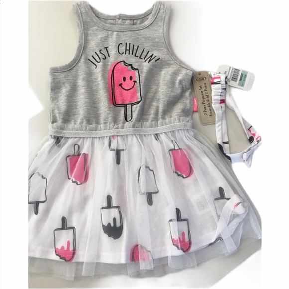 NTD Apparel Other - NTD APPAREL POPSICLE DRESS & HEADBAND NEW